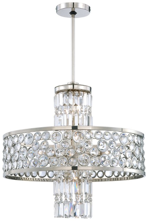 Foto para 120w SW Thirteen Light Chandelier Polished Nickel