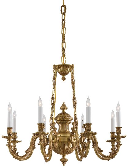 Picture of 60w SW Eight Light Chandelier