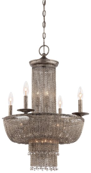 Foto para 60w SW 15 Light Chandelier Antique Silver