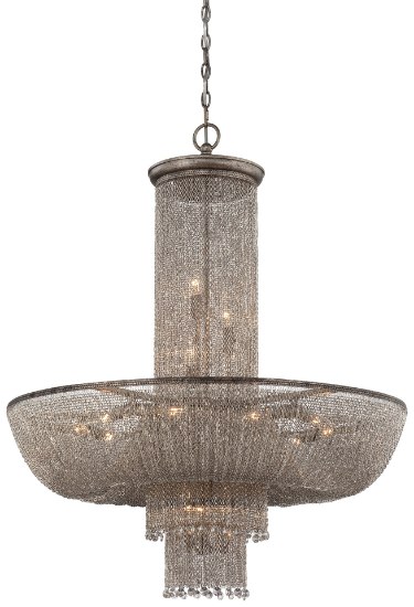 Foto para 60w SW Sixteen Light Chandelier Antique Silver