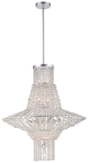 Foto para 40w SW 16 Light Chandelier Catalina Silver