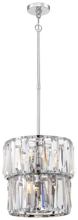 Foto para 60w SW 8 Light Pendant Chrome Clear