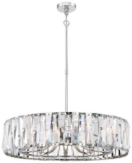 Foto para 60w SW 10 Light Chandelier Chrome Clear