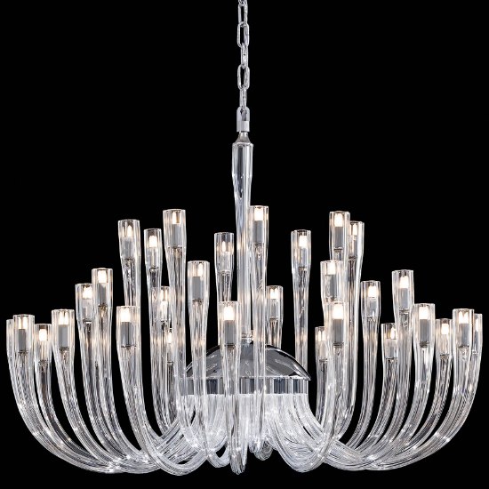 Picture of 25w SW Thirty-Two Light Chandelier Chrome Clear