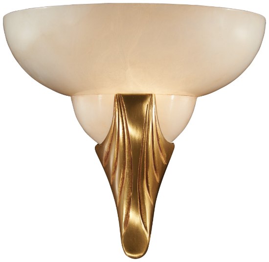 Foto para 60w SW 1 Light Wall Sconce French Gold White