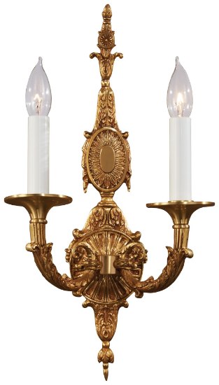 Foto para 60w SW 2 Light Wall Sconce French Gold