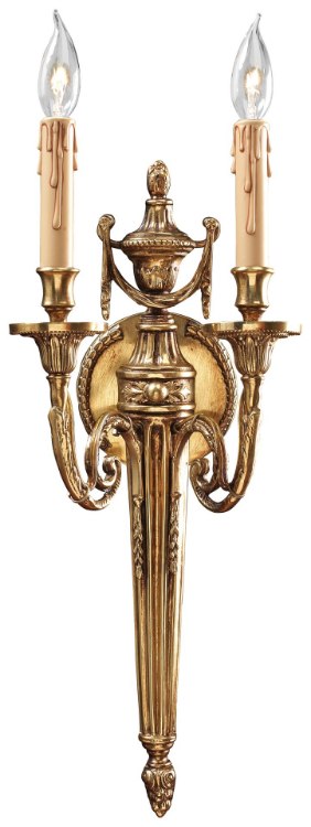 Foto para 60w SW Two Light Wall Sconce Stained Gold