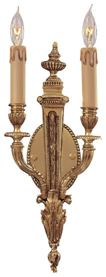 Foto para 60w SW Two Light Wall Sconce Renaissance Gold