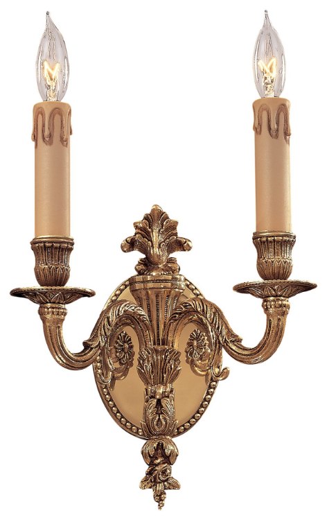 Foto para 60w SW Two Light Wall Sconce Renaissance Gold