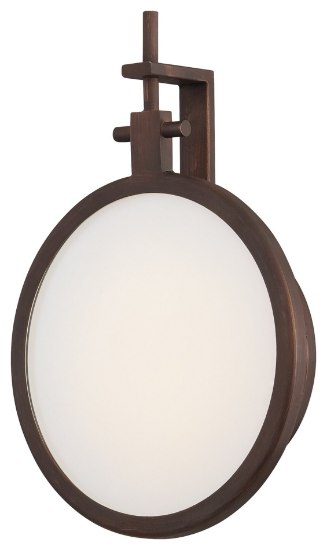 Picture of 12w WW Led Wall Sconce Copper Bronze Patina Clear / White Inside