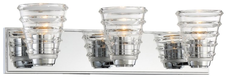 Foto para 100w SW 3 Light Bath Chrome Clear