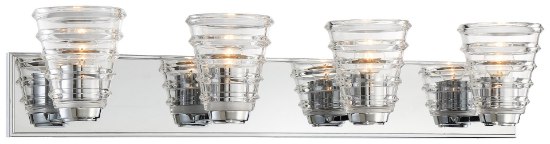 Foto para 100w SW 4 Light Bath Chrome Clear