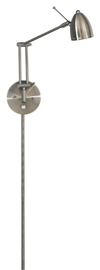 Foto para 50w SW 1 Light Task Wall Lamp Brushed Nickel