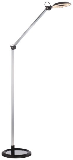 Foto para 10w WW Led Floor Lamp Chrome Black