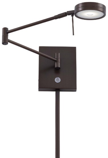 Foto para 8w WW 1 Light Led Swing Arm Wall Lamp Copper Bronze Patina