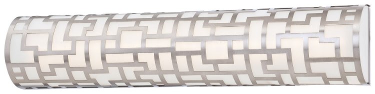 Foto para 40w WW Led Bath Brushed Nickel Frosted Glass