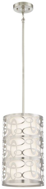 Foto para 60w SW 3 Light Pendant Brushed Nickel Pure White