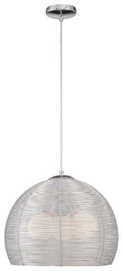 Foto para 60w SW 3 Light Pendant Chrome Anodized Aluminum