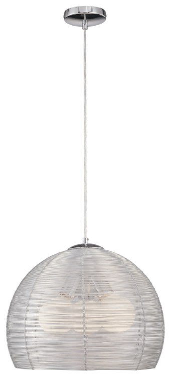 Foto para 60w SW 3 Light Pendant Chrome Anodized Aluminum