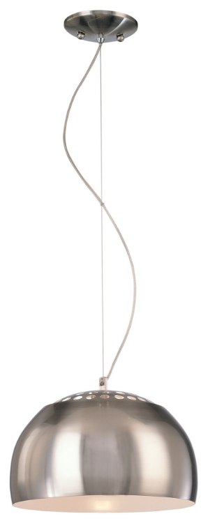 Foto para 150w SW 1 Light Pendant Brushed Nickel