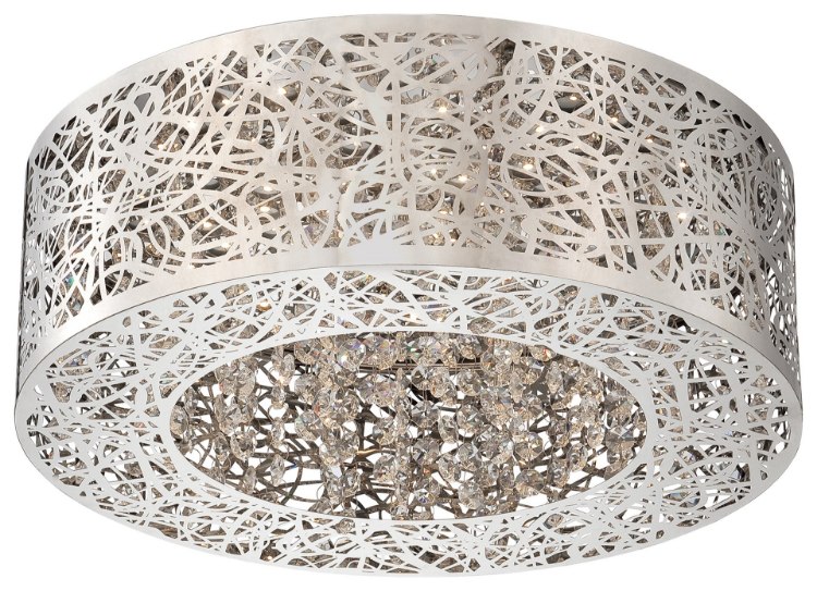 Foto para 30w WW Led Flush Mount Chrome