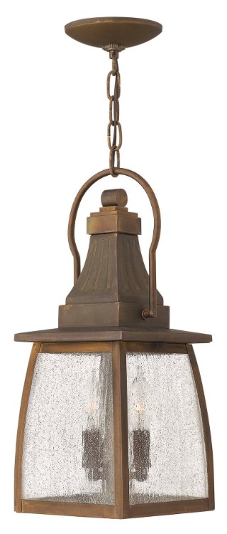 Picture of 60w Outdoor Montauk CAND Clear Seedy Sienna Hanging