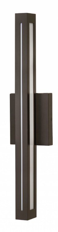 Foto para 15w Outdoor Vue LED Acrylic Lens Bronze Large Wall Mount