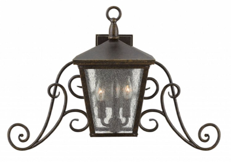 Picture of 15w Outdoor Trellis LED Clear Seedy Regency Bronze Small Wall Mount