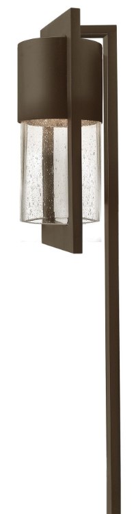 Foto para 18w Landscape Shelter T-5 Wedge Clear Seedy Buckeye Bronze Landscape Path