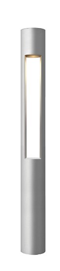 Foto para 5w Landscape Atlantis LED Etched Glass Lens Titanium Landscape Bollard