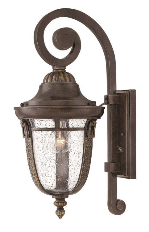 Foto para 75w Outdoor Key West MED Clear Seedy Regency Bronze Medium Wall Mount