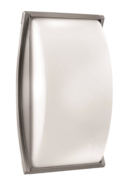 Foto para 100w Outdoor Atlantis MED Cased Opal Titanium Medium Wall Mount