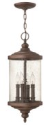 Picture of 60w Outdoor Barrington CAND Clear Seedy Victorian Bronze Hanging