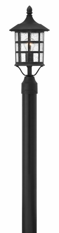 Picture of 100w Outdoor Freeport MED Clear Seedy Black Post Top/ Pier Mount