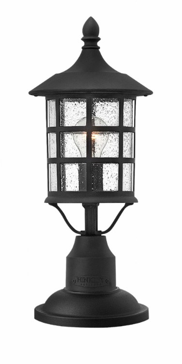 Picture of 100w Outdoor Freeport MED Clear Seedy Black Post Top/ Pier Mount