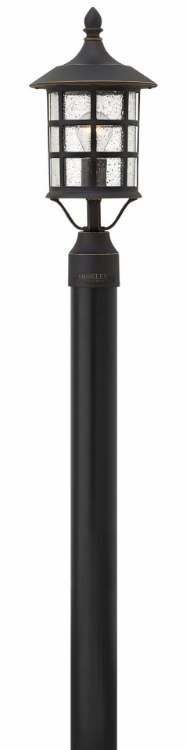 Picture of 100w Outdoor Freeport MED Clear Seedy Oil Rubbed Bronze Post Top/ Pier Mount