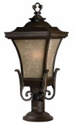 Picture of 100w Outdoor Brynmar MED Amber Linen Regency Bronze Post Top/ Pier Mount