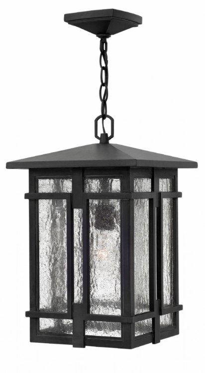 Foto para 100w Outdoor Tucker MED Clear Seedy Museum Black Hanging