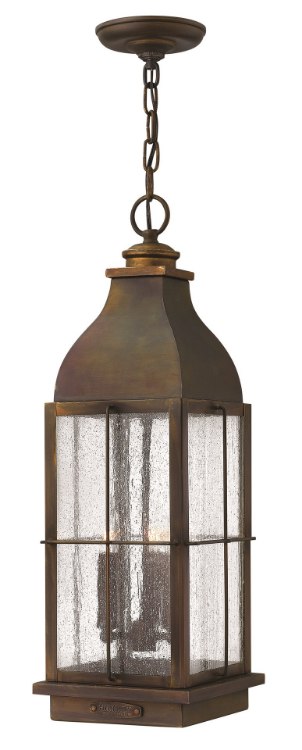 Foto para 60w Outdoor Bingham CAND Clear Seedy Sienna Hanging