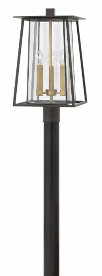 Picture of 60w Outdoor Walker CAND Bound Clear Buckeye Bronze Post Top/ Pier Mount