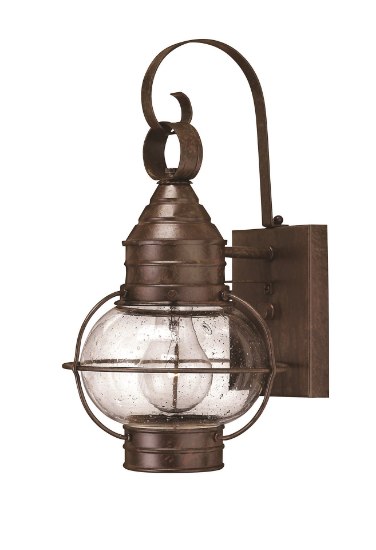 Picture of 60w Outdoor Cape Cod MED Clear Seedy Sienna Bronze Mini Wall Mount