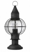 Foto para 15w Outdoor Cape Cod LED Clear Seedy Aged Zinc Extra Large Post Top