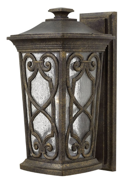 Picture of 15w Outdoor Enzo LED Clear Seedy Autumn Large Wall Mount