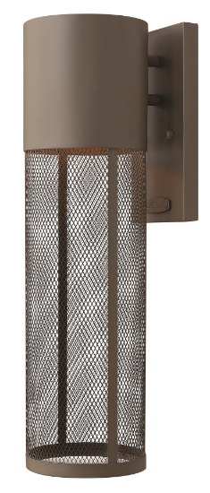 Foto para 15w Outdoor Aria LED Buckeye Bronze Medium Wall Mount