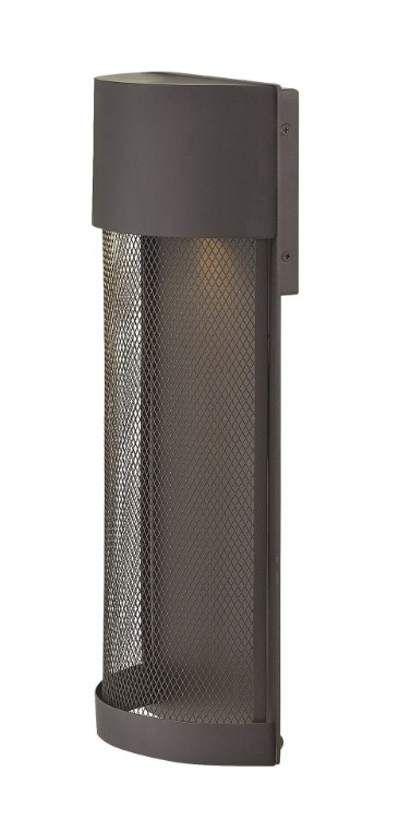 Picture of 50w Outdoor Aria GU-10 Black Pocket Wall Mount