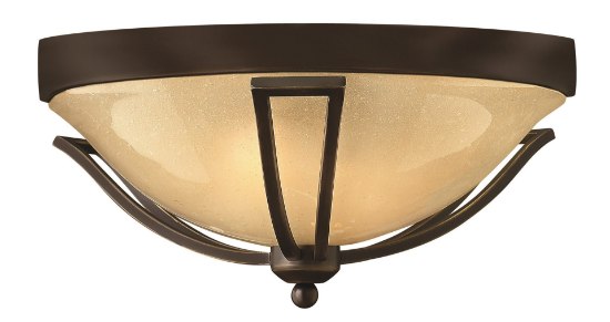 Picture of 32w Outdoor Bolla LED Light Amber Seedy Olde Bronze Flush Mount