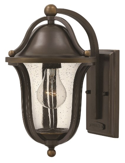 Picture of 60w Outdoor Bolla MED Clear Seedy Olde Bronze Small Wall Mount