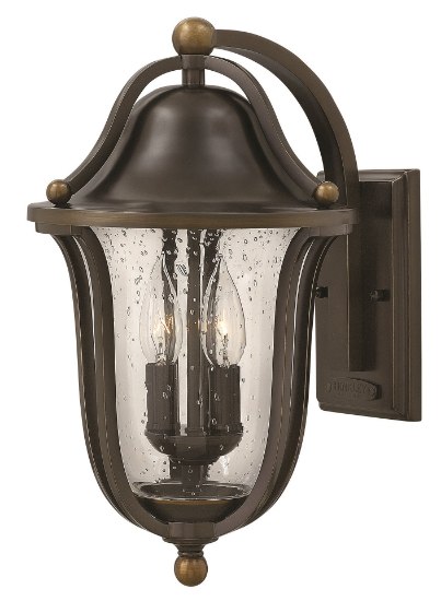 Picture of 40w Outdoor Bolla CAND Clear Seedy Olde Bronze Medium Wall Mount