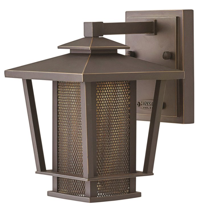 Foto para 13w Outdoor Theo LED Oil Rubbed Bronze Small Wall Mount