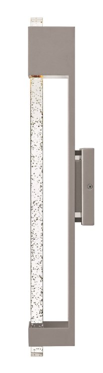 Picture of 15w Outdoor Glacier LED Clear Seedy Bronze Medium Wall Mount